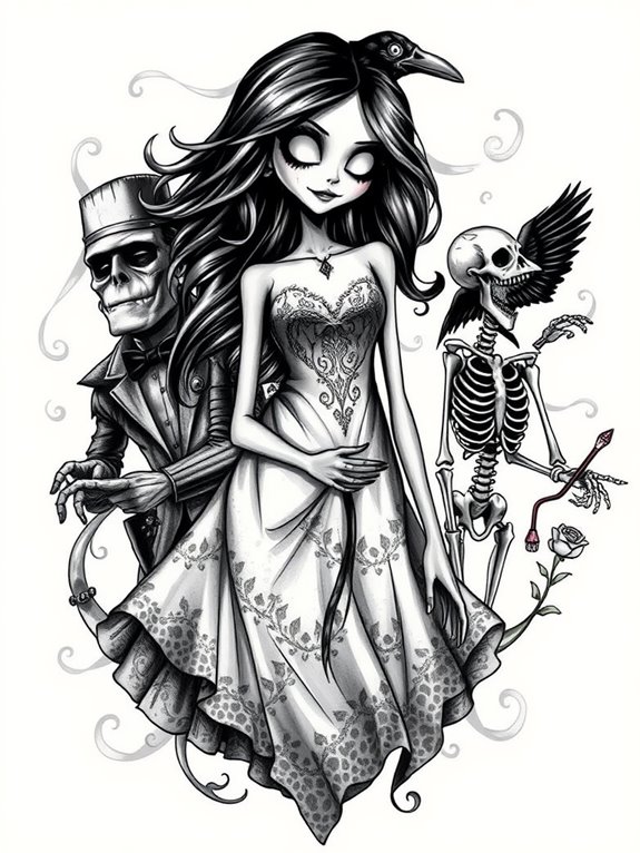 corpse bride character mashup