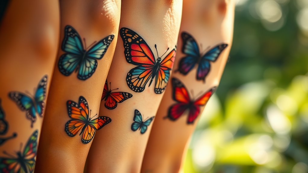 creative butterfly tattoo designs