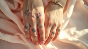 cute feminine hand tattoos