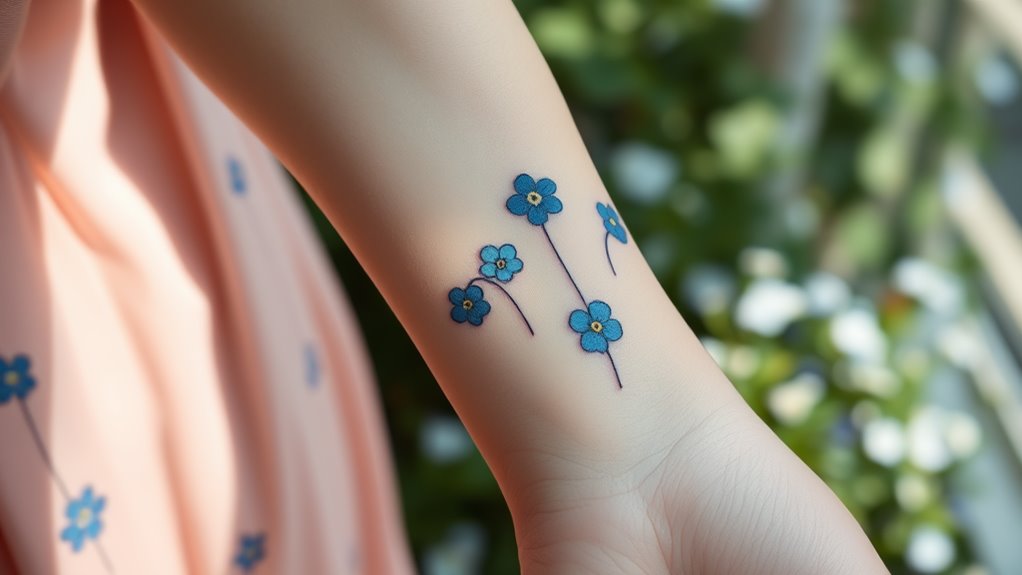 15 Elegant Forget-Me-Not Tattoos That Hold a Deep Meaning!