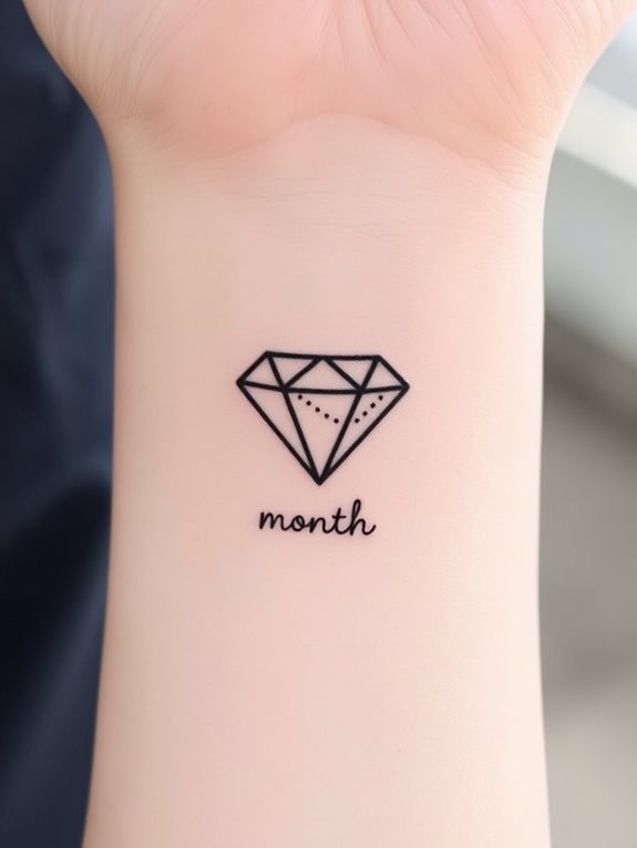 elegant gemstone ink designs