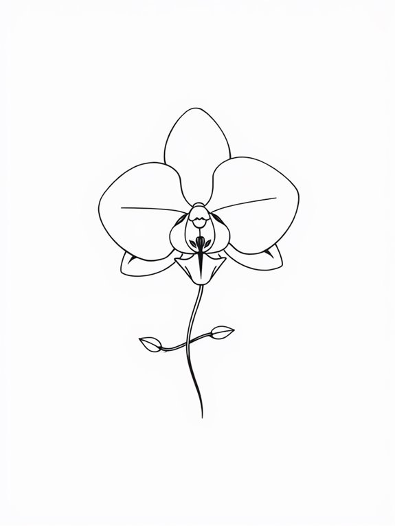 elegant simple floral design