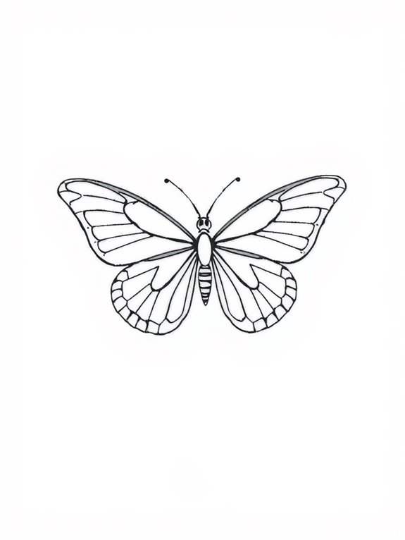 elegant simple winged design