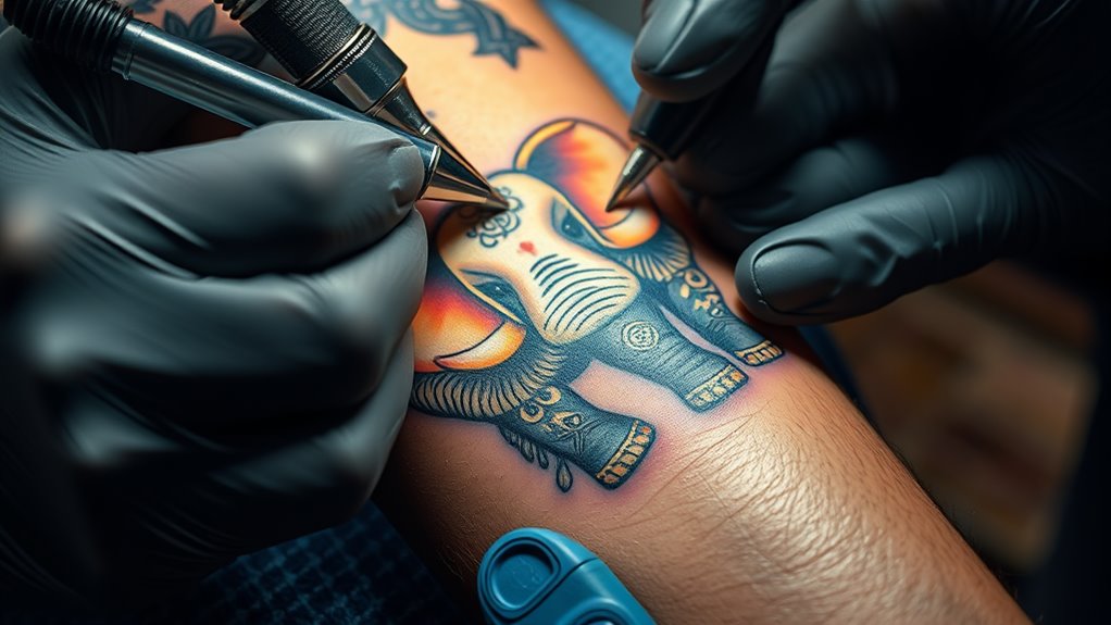 elephant tattoos symbolize wisdom