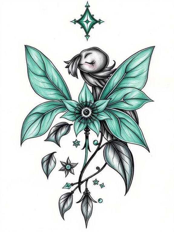 emerald themed magical allure