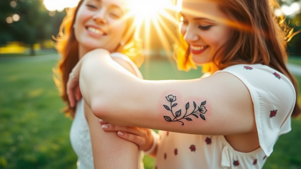 emotional mother daughter tattoos
