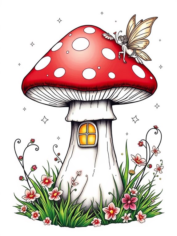 enchanted fungi dwelling fairies