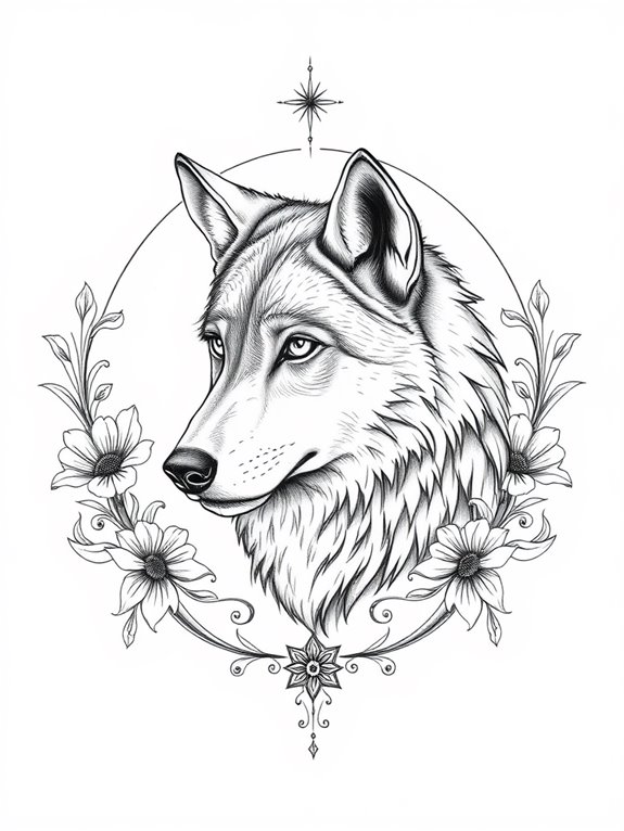 engraved animal tattoo designs