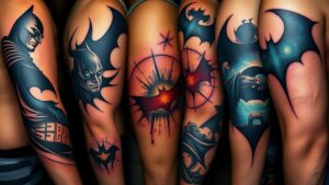 epic batman tattoo designs