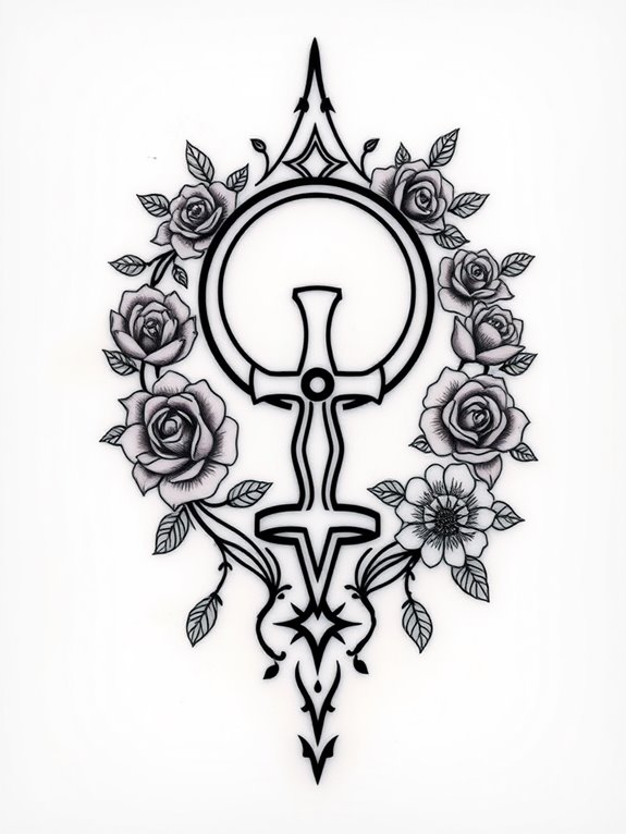 feminist tattoo venus symbol