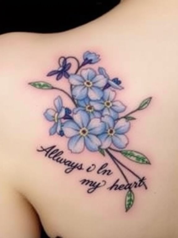 forget me not quote tattoos