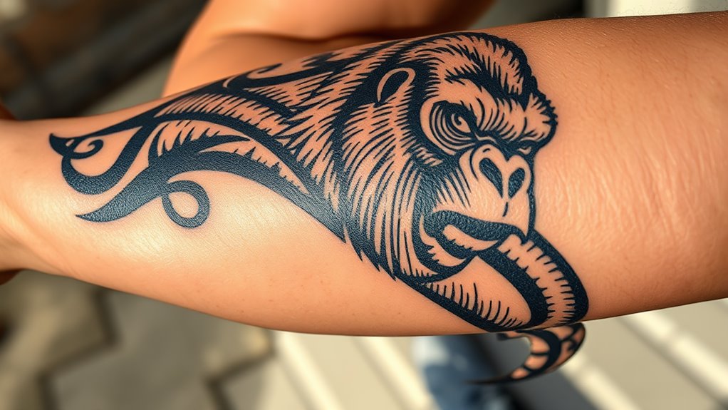 15 Powerful Gorilla Tattoo Ideas That Show Strength & Loyalty!