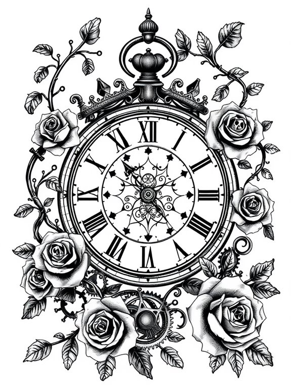 gothic mechanical timepieces horror