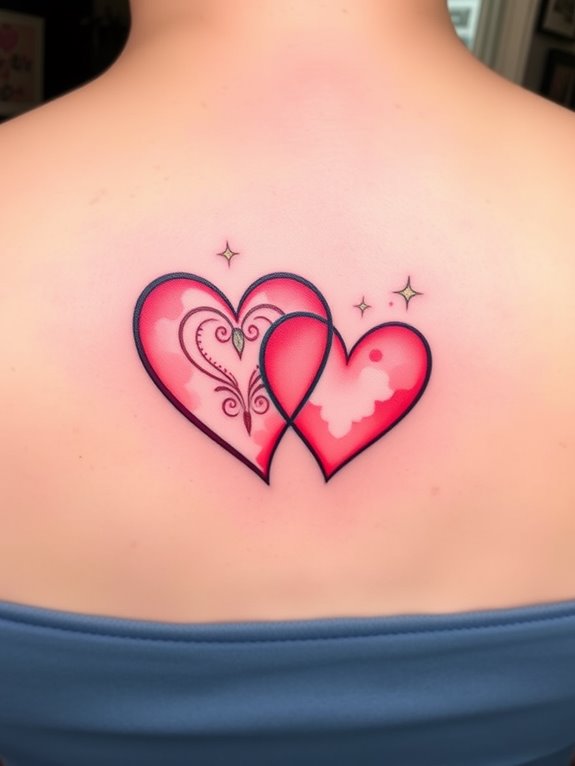 hearts symbolize deep affection
