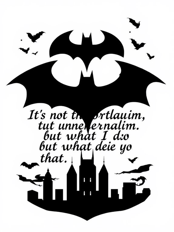 heroic ink batman wisdom