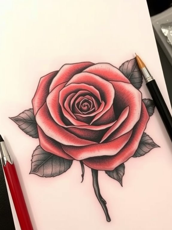 lifelike floral representation artwork
