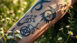 magical pagan tattoo designs