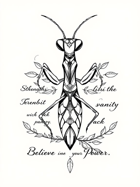 mantis inspires with wisdom