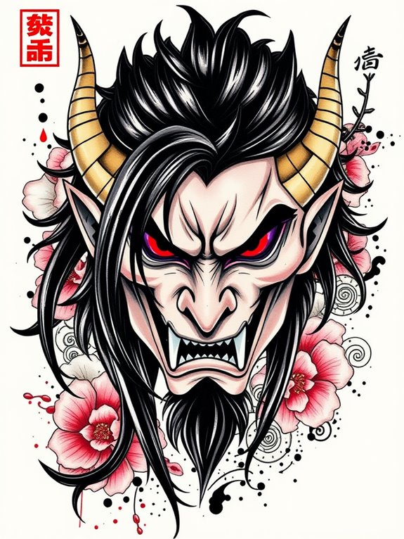 muzan kibutsuji s demon tattoo