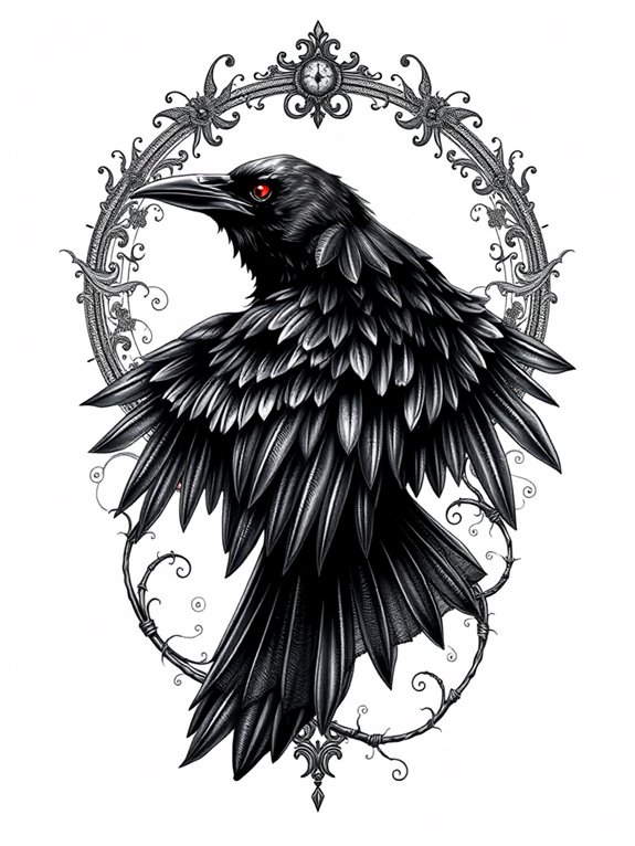 mysterious black bird symbolism