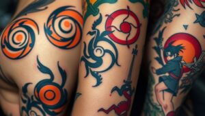 naruto tattoos for anime fans