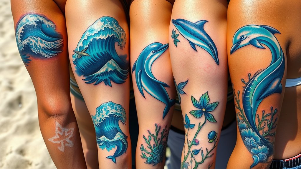 15 Stunning Ocean-Themed Tattoos That Capture the Beauty of the Sea!