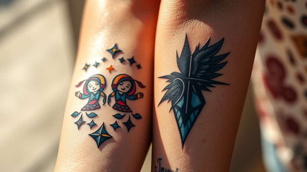 15 Playful Gemini Tattoos That Show Off Your Dual Nature!