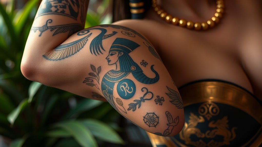 15 Majestic Cleopatra Tattoos That Channel Queen Energy!