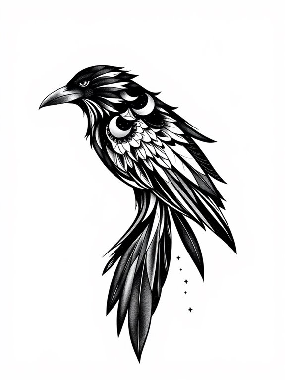 raven themed artistic expression