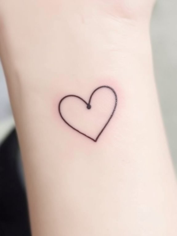 simple elegant heart design