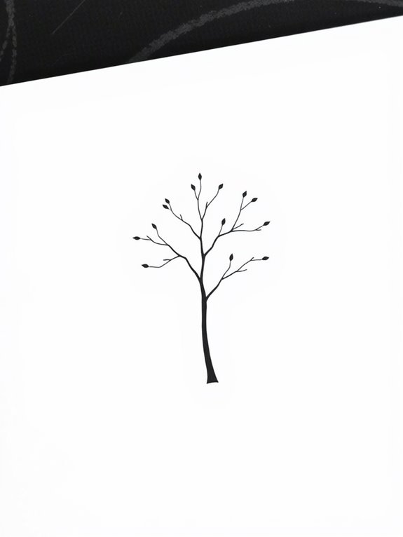 simple tree design outline