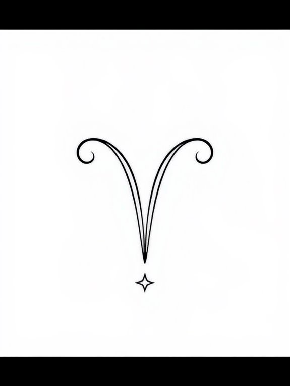 simple virgo symbol illustration