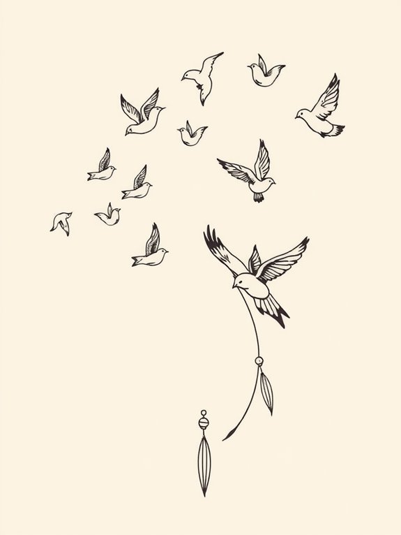 soaring with wild freedom