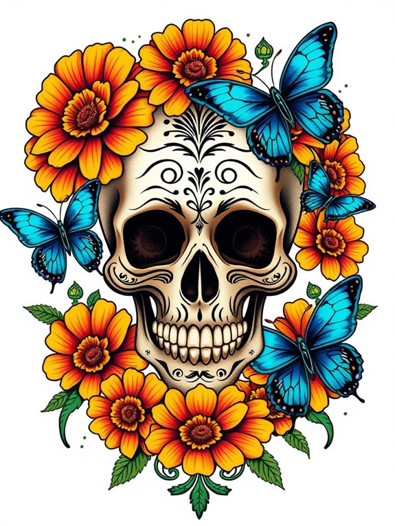 sophisticated skull artwork collection