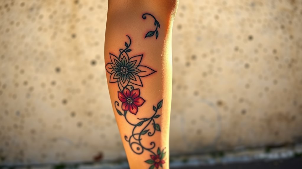 15 Gorgeous Calf Tattoos for Women That Are a Total Must-See!