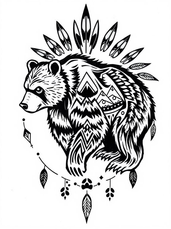 symbolism of bear tattoos