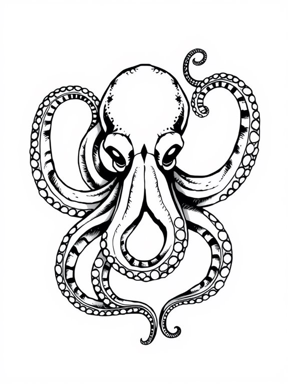 tentacles entwined in embrace