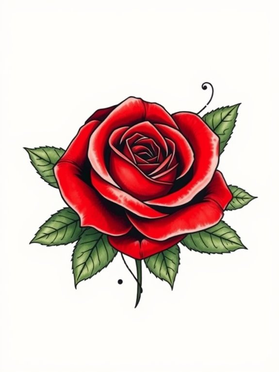 timeless floral body art
