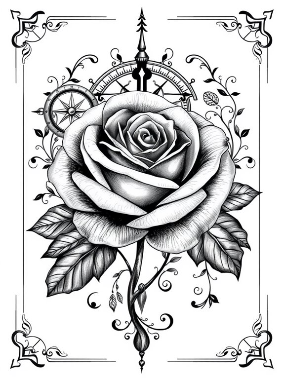 timeless monochrome tattoo artistry