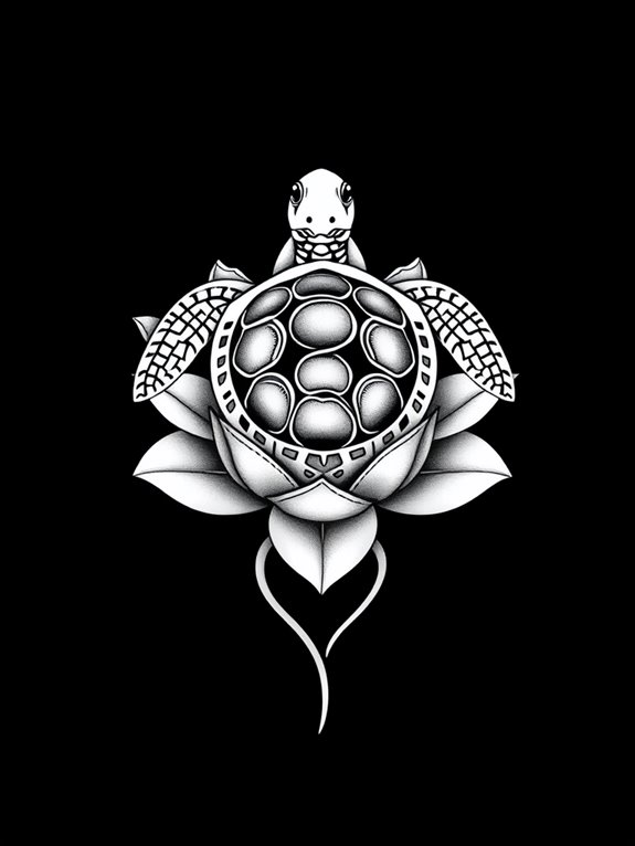 turtle and lotus harmony