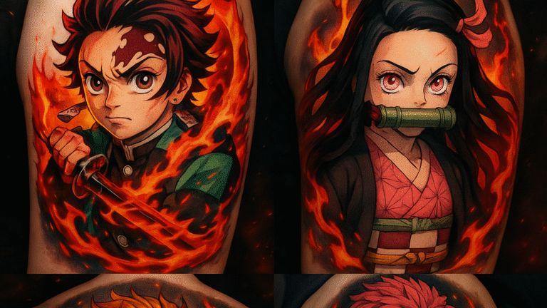 15 Incredible Demon Slayer Tattoo Ideas That Every Anime Fan Needs!