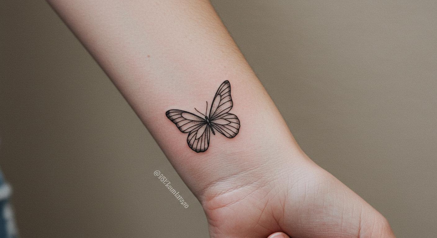 27 Stunning Minimalist Butterfly Tattoo Ideas for Timeless Elegance