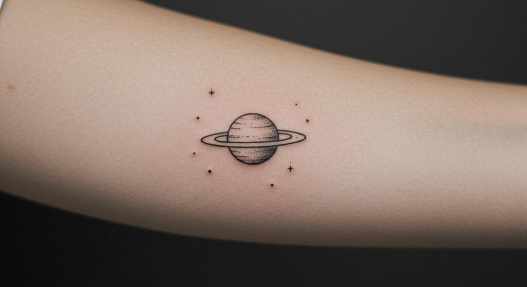 27 Stunning Saturn Tattoo Ideas to Elevate Your Style