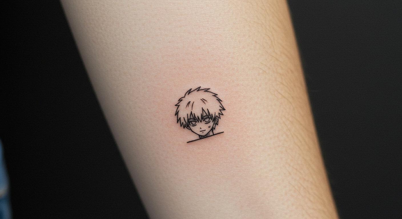27 Stunning Anime Minimalist Tattoos That Spark Joy