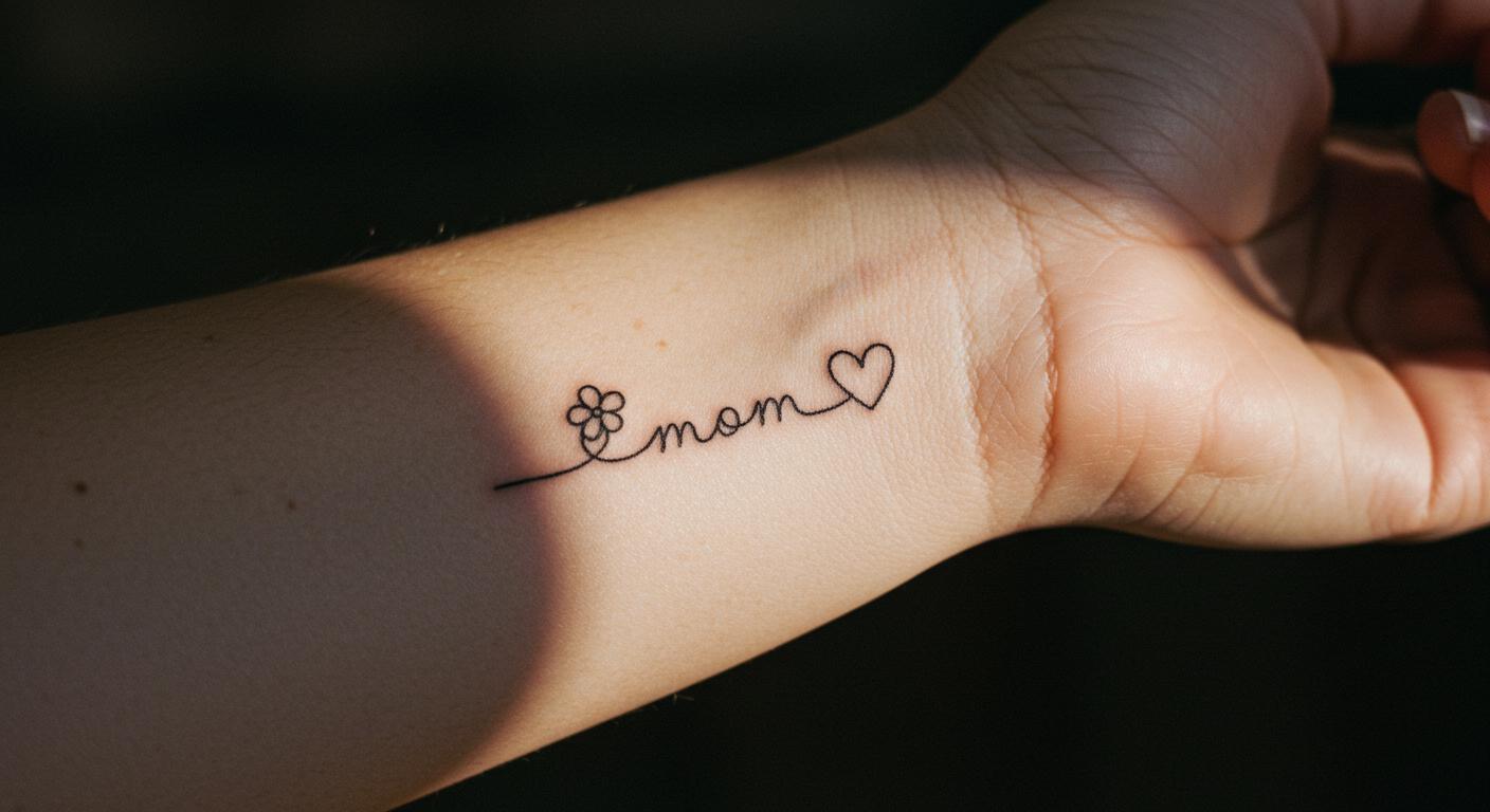 27 Stunning Minimalist Mom Tattoo Ideas That Spark Joy