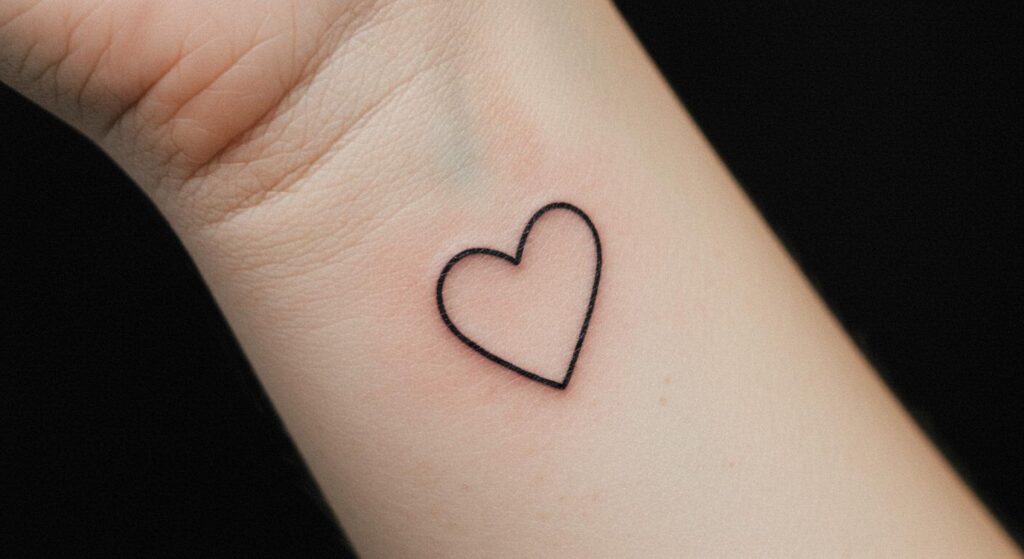 24 Beautiful Minimalist Heart Tattoo Ideas That Inspire Love