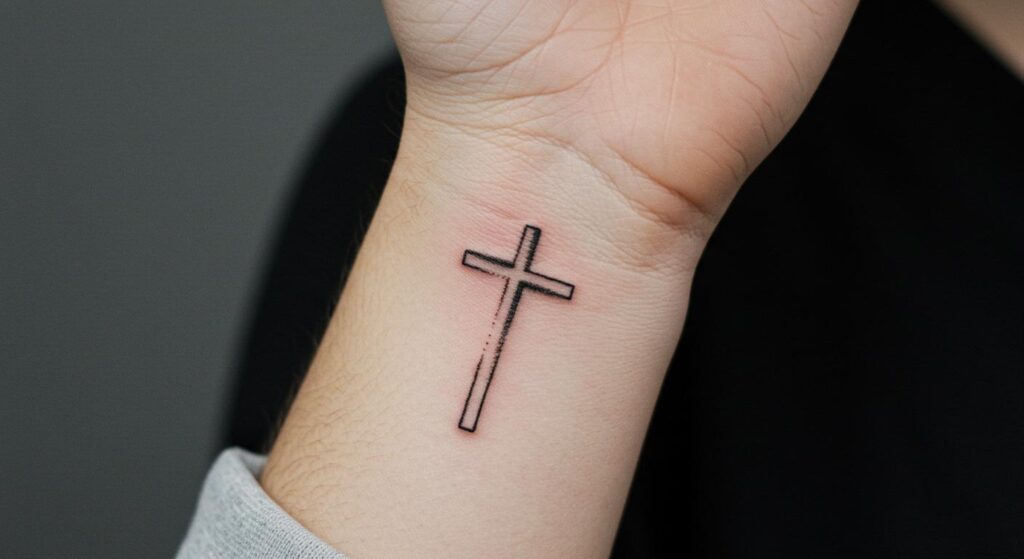 27 Stunning Minimalist Cross Tattoo Ideas to Inspire Faith