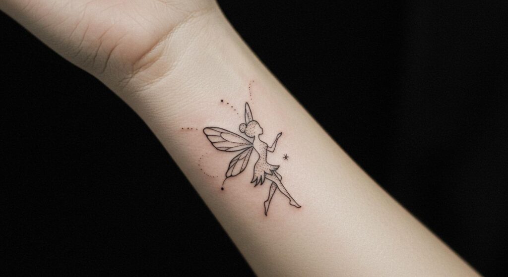 27 Enchanting Minimalist Fairy Tattoos That Inspire Wonder