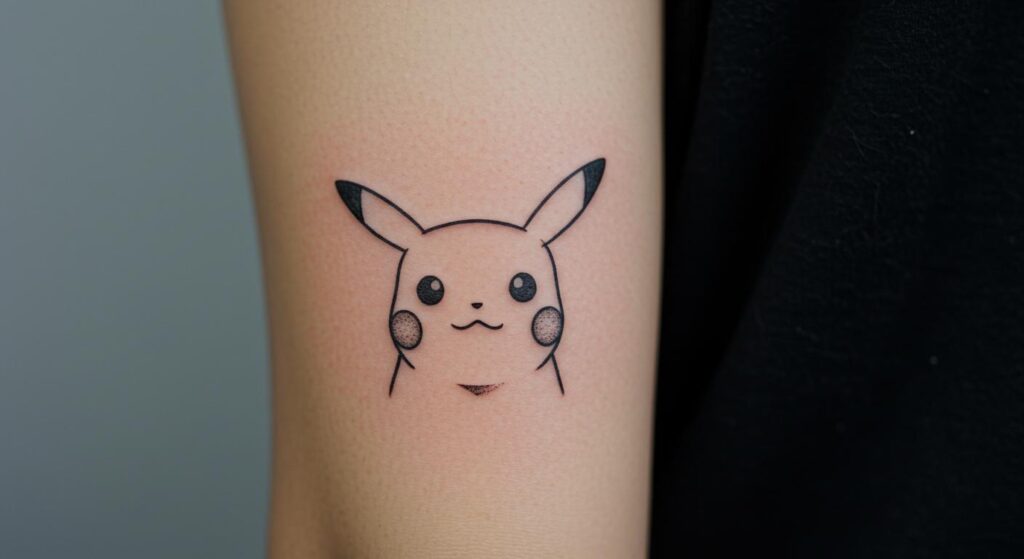 27 Striking Pokemon Minimalist Tattoo Ideas to Inspire You