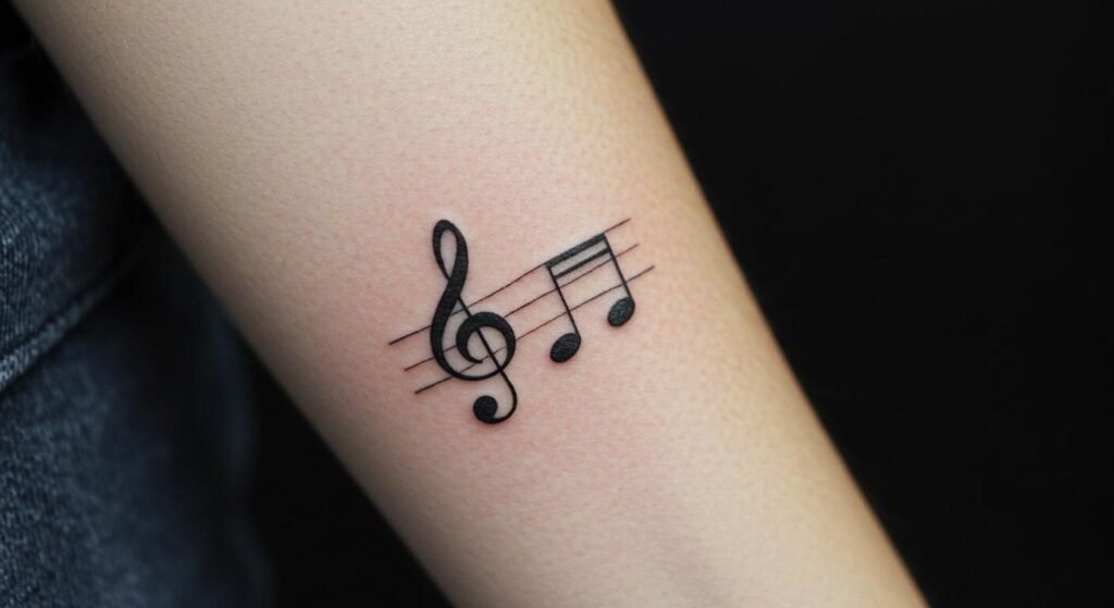 27 Striking Music Tattoo Ideas That Boost Your Style